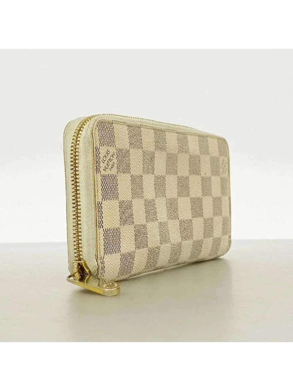 Louis Vuitton Wallet Damier Azur Zippy White